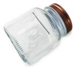 Frasco Hermético Cuadrado Vidrio Labrado Otten 1 Lt - Cobre - Imagen 3