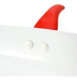Bifera Cuadrada Ceramica Mika 24cm Rojo/Blanco - Imagen 3