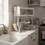 Rack Secaplato Organizador Cocina Grande Para Bacha Otten Blanco