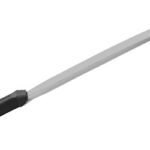Espatula Untar Lisa Repostera De Acero Inoxidable 38 Cm Color Negro