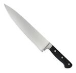 Cuchillo Chef Forjado Profesional Otten 26 Cm - BAZAR CHEFs - Negro/plateado