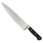 Cuchillo Chef Forjado Profesional Otten 26 Cm - BAZAR CHEFs - Negro/plateado