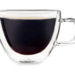 Taza Cafe Doble Pared Vidrio 190 Ml