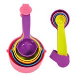Juego Set X 10 Piezas Cucharas Y Tazas Medidoras Plastico Varios