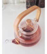 Tetera Vidrio Con Infusor Y Mango Bambú Otten 600 Ml Marrón - Imagen 8