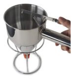 Dispensador De Masa Crema Acero Embudo Otten 1200 Ml Plateado - Imagen 5