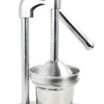 Exprimidor De Cítricos Naranja    Manual De Metal Cromado  Gris