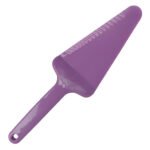 Espatula Cuchillo Pala Para Torta Dentada Con Relieve 27cm Color Violeta