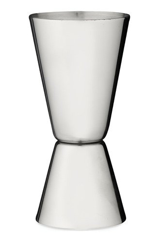 D_837325-MLA95226547302_102025-O Set X 2 Medidor Whisky Jigger Doble Acero Inoxidable Premium Color Plateado - Imagen 1