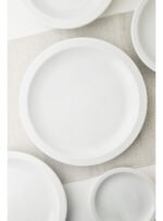 Plato Playo Porcelana Tramontina Laura 25,4 Cm Blanco Laura - Imagen 7