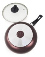 Olla Wok Antiadherente C/ Tapa Panelux Premium 24 Cm Marrón - Imagen 3