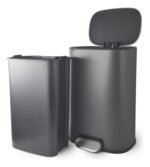 Cesto Tacho Basura Residuos Hogar Cierre Suave Otten 12 Lts - Negro Titano - Imagen 6
