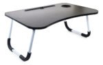 Mesa Bandeja De Cama Plegable Curva C/ Posa Vaso Otten Negro