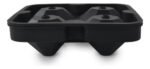 Cubetera Silicona Flexible Forma Diamante Bebidas Otten - Negro - Imagen 4
