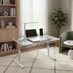 Mesa Bandeja De Cama Notebook  Multiuso C/ Luz Otten 70 X 45 - Gris