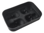 Cubetera Silicona Flexible Forma Calaveras Bebidas Otten Negro - Imagen 4