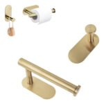 Set X 4 Piezas Accesorios Para Baño Otten Dorado - Imagen 4