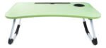 Mesa Bandeja De Cama Plegable Curva C/ Posa Vaso Otten Verde Claro