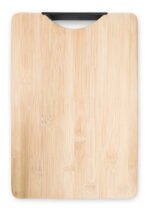Tabla Corte De Bambu Con Asa Calidad Premium 38 Cm