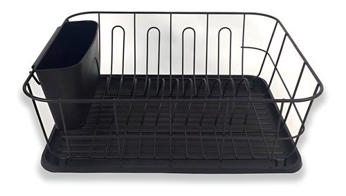 D_851022-MLA95639645633_102025-O Escurridor De Platos Con Bandeja Gris - Imagen 1
