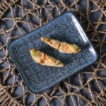Set X 4 Fuente Rectangular Stoneware Porto Juta 18 X 14 Cm Azul Marino - Imagen 4