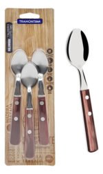 TRAMONTINA POLYWOOD CUCHARA MESA X3 RJ/MARR