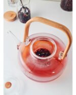 Tetera Vidrio Con Infusor Y Mango Bambú Otten 1,5 Lts - Marrón - Imagen 4