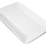 Plato Playo Rectangular Schmidt Porcelana 23 Cm Blanco