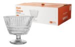 Set X 6 Copa Vidrio Labrado 340 Ml Transparente W - Imagen 2