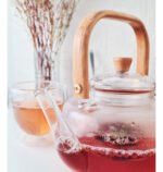 Tetera Vidrio Con Infusor Y Mango Bambú Otten 1,2 Lts Marrón - Imagen 8