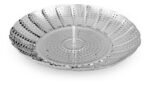 Vaporera Flor Acero Inoxidable Vaporiera Ajustable 14 A 23cm