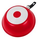 Wok Antiadherente Panelux 2.3 Litros 24 Cm Rojo - Imagen 7