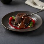 Plato Postre Porcelana Tramontina Lunar 21 Cm Negro Lunar - Imagen 3