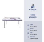 Mesa Bandeja Cama Infantil Plegable Notebook Tablet Otten Cosmic - Imagen 4