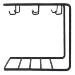 Escurridor Organizador De Tazas Metálico Otten Negro - Imagen 2