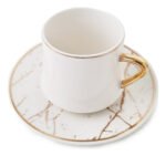 SET X 6 TAZA DE CAFE CON PLATO CERAMICA 110 ML OTTEN - Imagen 3