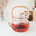 Tetera Vidrio Con Infusor Y Mango Bambú Otten 800 Ml - Marrón - Imagen 6