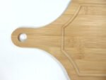 Tabla De Corte Bambu Con Mango Calidad Premium 33 Cm - Imagen 2