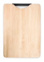 Tabla Corte De Bambu Con Asa Calidad Premium 40 Cm