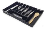 Cubiertero Extensible 8 Divisiones Organizador Otten Negro - Imagen 5