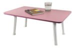 Mesa Bandeja Cama Plegable Patas Hércules Notebook Otten Rosa - Imagen 3