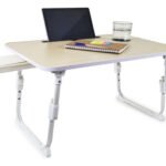 Mesa Bandeja Cama Plegable C/ Cajon Notebook Tablet Otten Beige