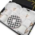 SET X 6 TAZA DE CAFE CON PLATO CERAMICA 110 ML OTTEN - Imagen 3