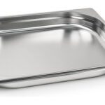 Gastronorm Bandeja Gn Acero Inoxidable 1/2 40mm Premium Plateado
