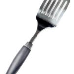 Espatula Calada De Acero Inoxidable Calidad Premium 32 Cm