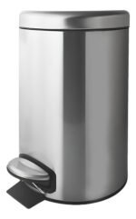 Cesto Tacho De Basura Acero Inoxidable A Pedal Otten 20 Lts Plateado
