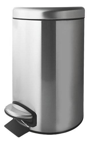 D_917435-MLA95729832806_102025-O Cesto Tacho De Basura Acero Inoxidable A Pedal Otten 20 Lts Plateado - Imagen 1