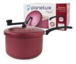 Olla Pochoclera Aluminio Panelux Magnific 3,5 Lts Cereza - Imagen 3