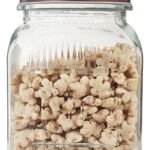 Frasco Hermético Cuadrado Vidrio Labrado Otten 1 Lt - Cobre