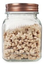 Frasco Hermético Cuadrado Vidrio Labrado Otten 1 Lt - Cobre